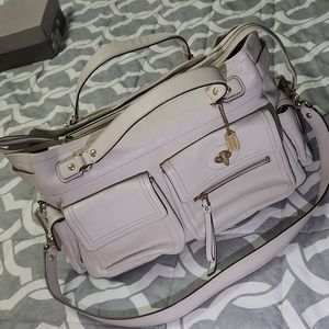 Coach purse,medium size, bone color.